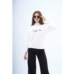 Свитер H&T Collection, размер 42-48, , белый