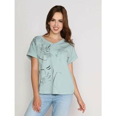 Футболка Fashion Margo, размер 50, голубой