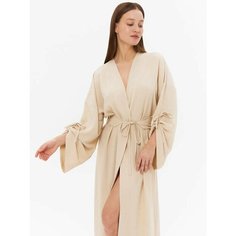 Халат , размер XL-XXL, бежевый Mimi Pajamas Brand