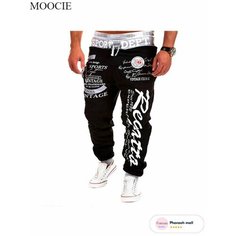 Брюки спортивные MOOCIE, размер 4XL, черный