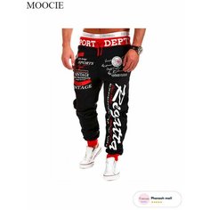 Брюки спортивные MOOCIE, размер 4XL, черный