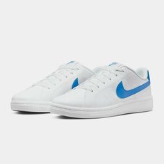 Кеды NIKE Court Royale 2 Next Nature, размер 9.5 US, белый/голубой
