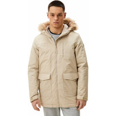 Парка adidas Paveric Fur Parka, размер S INT, коричневый