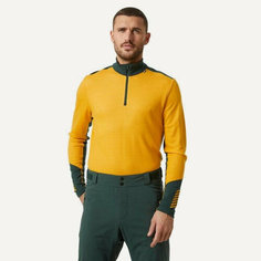 Термобелье верх Helly Hansen, размер M, желтый