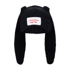Шапка бини Charles Jeffrey Loverboy Chunky Rabbit для мужчин и женщин, размер OneSize, черный