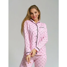 Пижама BUY-TEX.RU женская с брюками, размер 48, розовый