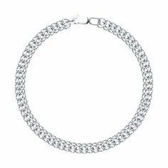 Браслет Diamant online, серебро, 925 проба, длина 16 см.