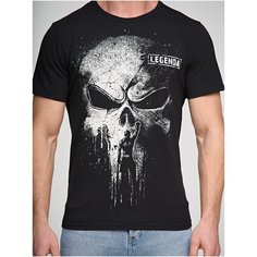 Футболка спортивная Legenda, размер L, чёрный
