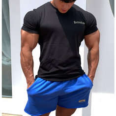 Футболка MUSCLE FIGHTERS, размер M, черный
