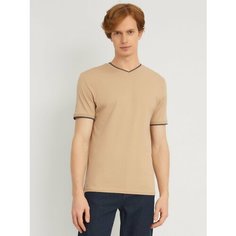 Футболка Zolla, размер M, бежевый