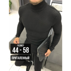 Водолазка Skull Loft Мужская черная водолазка с длинным рукавом, размер XS, , black