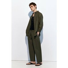 Брюки Befree Casual, размер M/176, хаки/оливковый