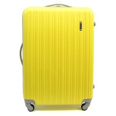 Чемодан ANANDA, 120 л, размер L+, желтый