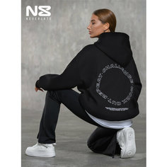 Худи NEVERLATE, размер XS/S, , черный