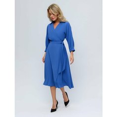 Платье 1001dress Осень-зима 2023, размер XS, васильковый