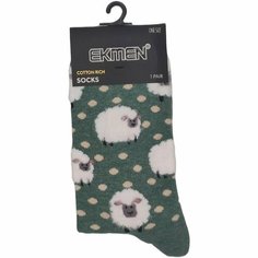 Носки EKMEN Носки с принтом, EKMEN, Овечки, размер 36-41