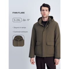 Куртка FINN FLARE Демисезонная, размер XL(182-108-98), темно-зеленый