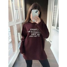 Пуловер размер 42/48, , бордо Di Boutique