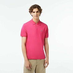 Поло LACOSTE Classic Fit, размер T6, темно-розовый