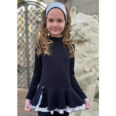 Костюм для фигурного катания Olivi Classic Утепленный комбинезон, размер XS, синий, белый