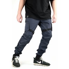 Брюки джоггеры BLK CROWN, размер S, графитный