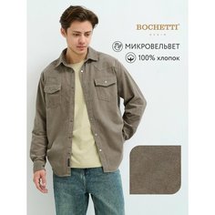 Рубашка Bochetti, размер 54, темно-бежевый