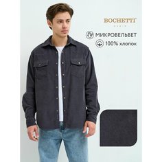Рубашка Bochetti, размер 54, темно-серый