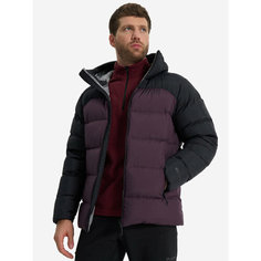 Пуховик OUTVENTURE, размер 54, фиолетовый/черный