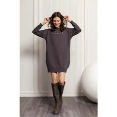 Платье Ohana market Хит, размер 50, коричневый (607)