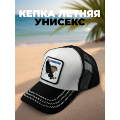 Бейсболка для мужчин, размер 54-60, белый Нет бренда