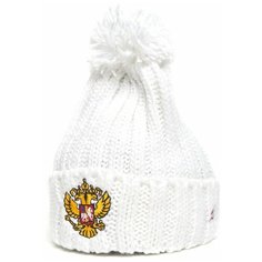 Шапка Atributika & Club Россия для мужчин, размер 55-58, белый
