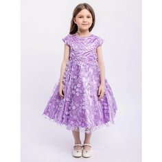 Школьное платье Batik школа, размер 110-116, сиреневый Батик