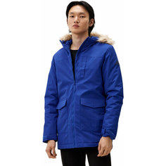 Парка adidas Paveric Fur Parka, размер M INT, синий