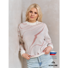 Джемпер AIVALINE, размер 58/60, , молочный