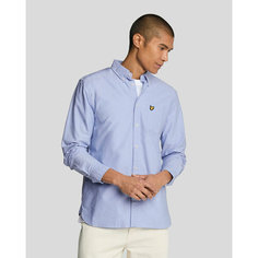 Рубашка Lyle & Scott Plain Oxford Shirt, размер M, голубой