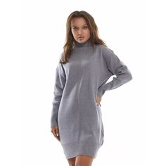 Платье Платье вязаное, размер ONE SIZE, серый Модная одежда