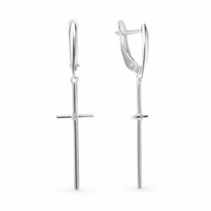 Серьги Яхонт, серебро, 925 проба, фианит, , бесцветный