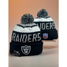 Шапка NEW ERA RAIDERS для мужчин, размер 55-60, черный/белый