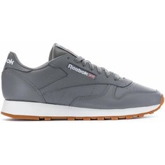 Кроссовки Reebok Classic Leather, размер 7.5 US, серый..