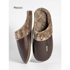 Тапочки Reezo, размер 44-45, коричневый