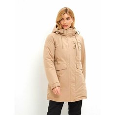 Куртка TISENTELE Зимняя, размер 54 (4XL), коричневый