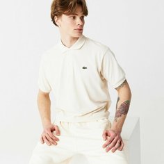 Поло LACOSTE Classic Fit, размер T7, кремовый
