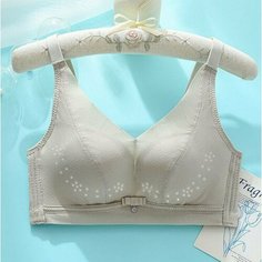 Бюстгальтер, размер XL, серо-зеленый Keri Shop