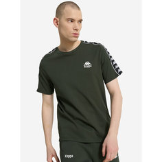 Футболка Kappa, размер 52, зеленый