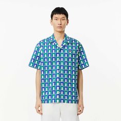 Рубашка LACOSTE, размер T45, cиний