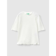 Футболка UNITED COLORS OF BENETTON, размер 140, белый
