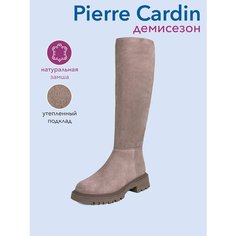 Сапоги Pierre Cardin, полнота G (EU)/ на среднюю и широкую стопу, размер 36, светло-коричневый