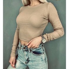 Топ, размер Onesize, бежевый Ma Di Shop