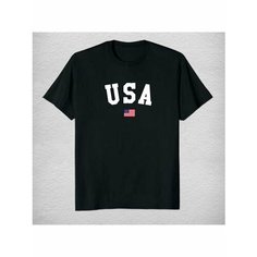 Футболка usa надпись, размер XXL, черный Моя маikа