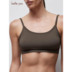 Топ belle you Bamboo Nude, размер XS, кофейный
